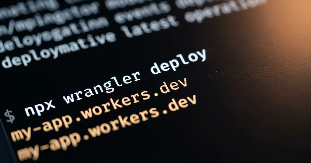 A terminal running the deploy command that moves a project from Deno Deploy to Cloudflare Workers