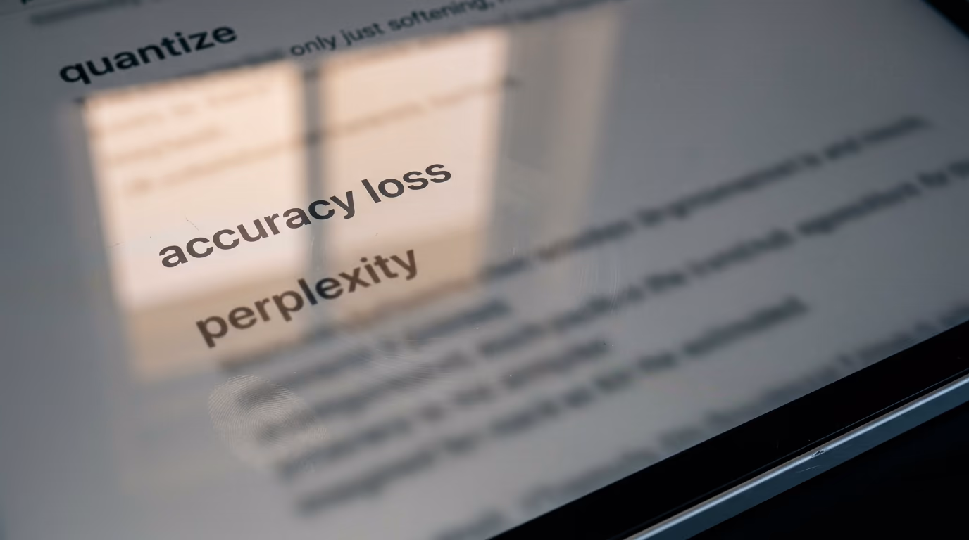 The llama.cpp quantize documentation describing accuracy loss and the importance matrix option