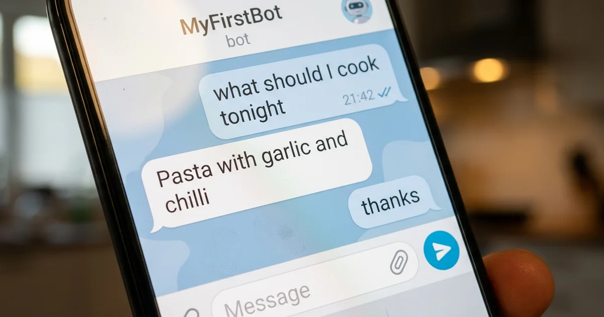 How to make a Telegram bot that answers with AI, tonight
