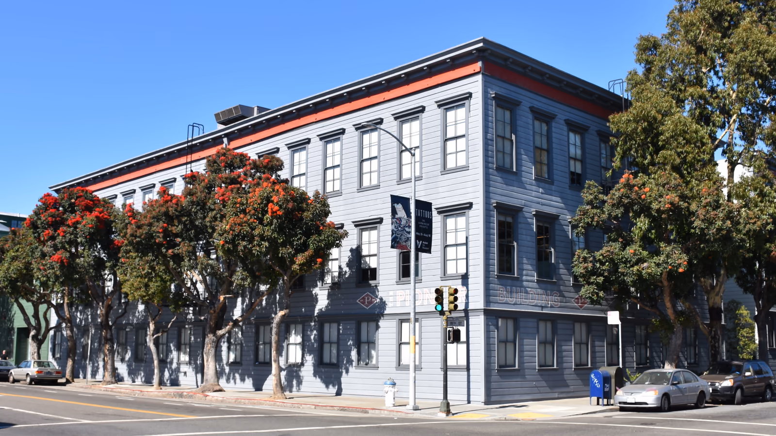 The Pioneer Building in San Francisco, the headquarters OpenAI shares in the Mission district