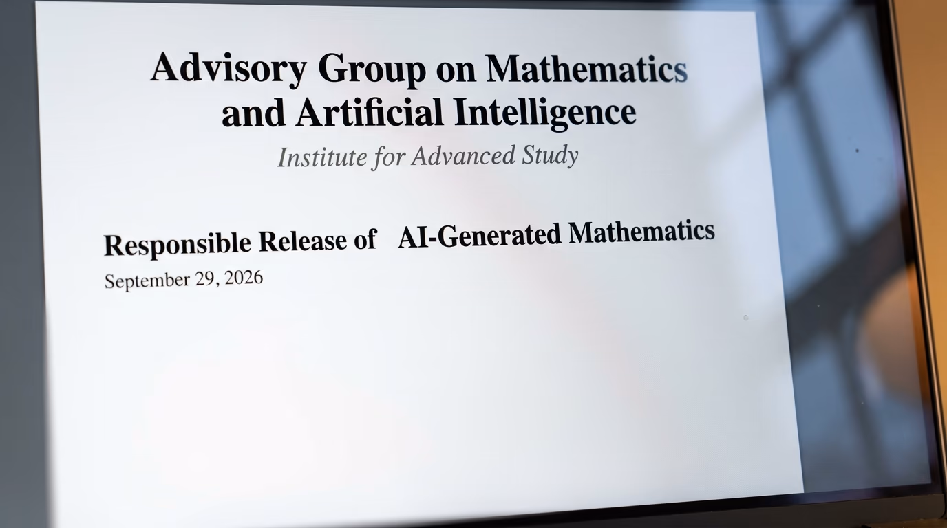The Advisory Group on Mathematics and Artificial Intelligence guidelines page
