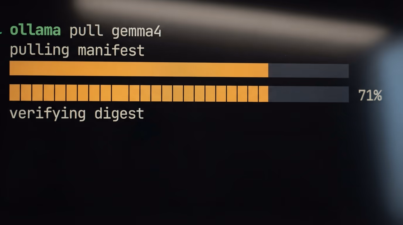 Ollama pulling a local model in a terminal, the free way to run OpenClaw skills