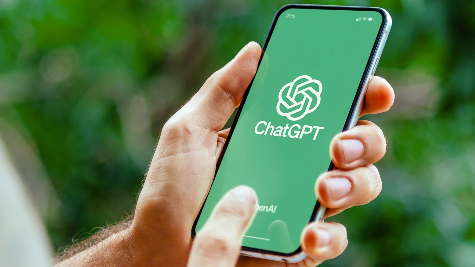 The ChatGPT app open on a phone, the surface where most people will meet GPT-6 Astra