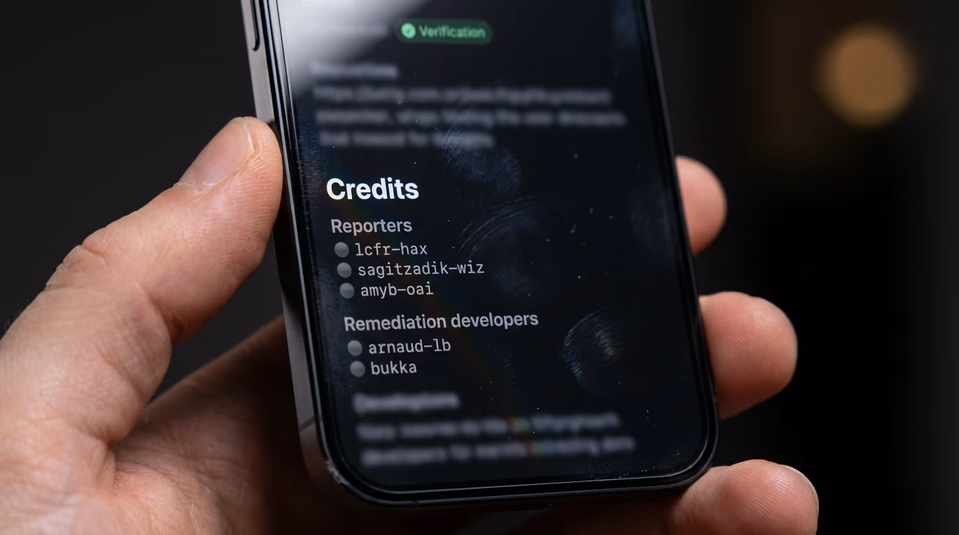 The credits list on the PHP2Shell security advisory